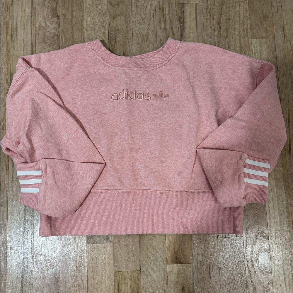 Adidas cropped crewneck
